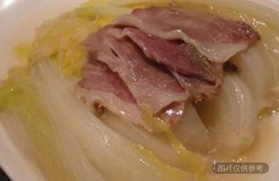鹹肉蒸百頁