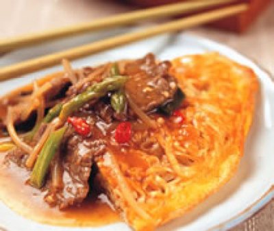 牛肉兩面黃