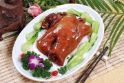 泰式醬燒豬頭肉拌印度薄餅