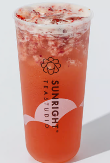 草莓茉莉花茶