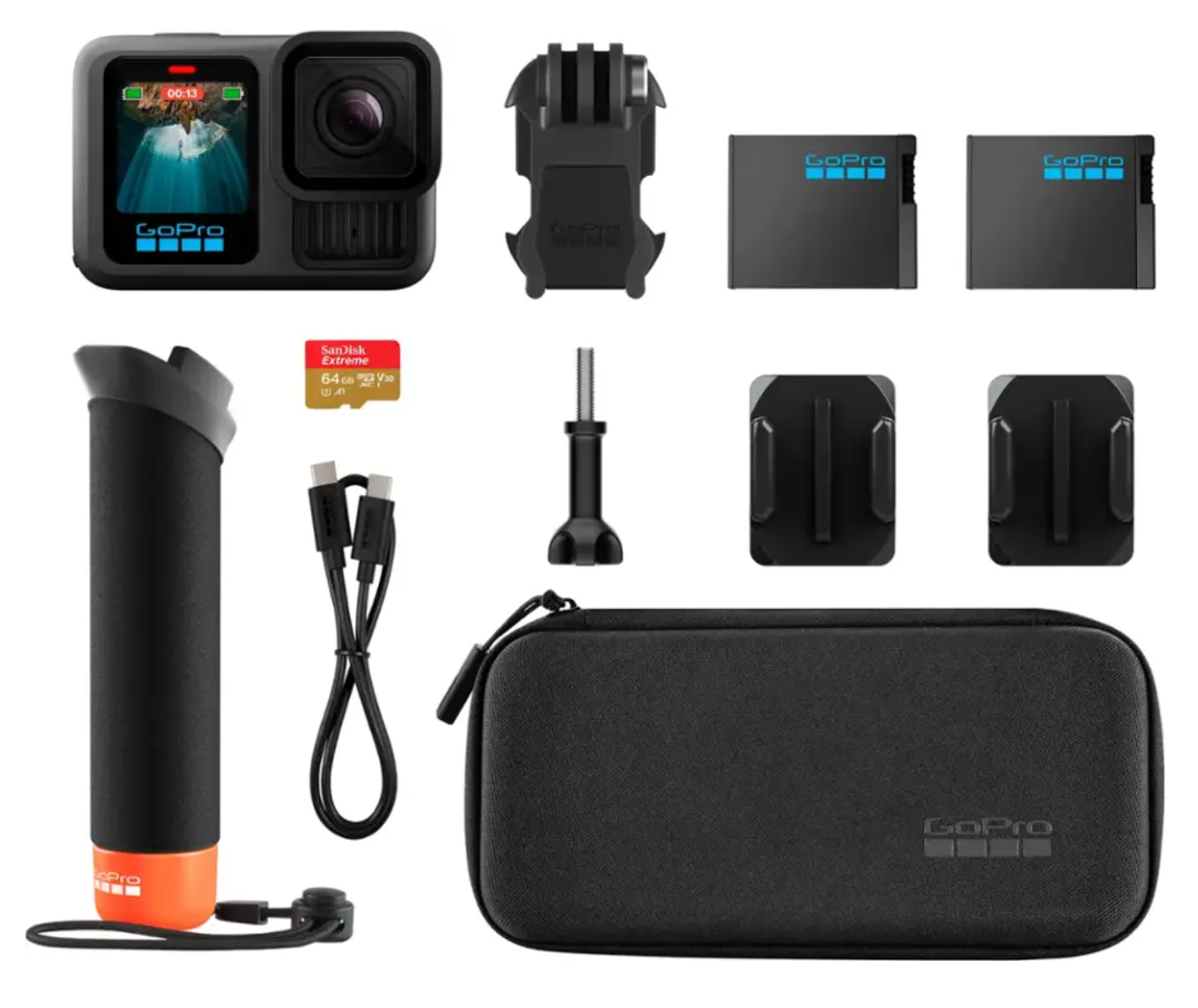 GoPro - HERO13 Black Action Camera Bundle - 運動相機 黑色
