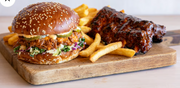 限量版 熱辣牛肋 燒肉漢堡套餐  Hot Beef Brisket Burger Combo