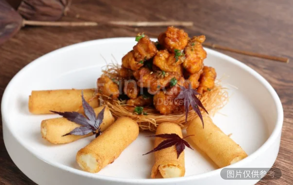 炸牛奶拼雞脆骨