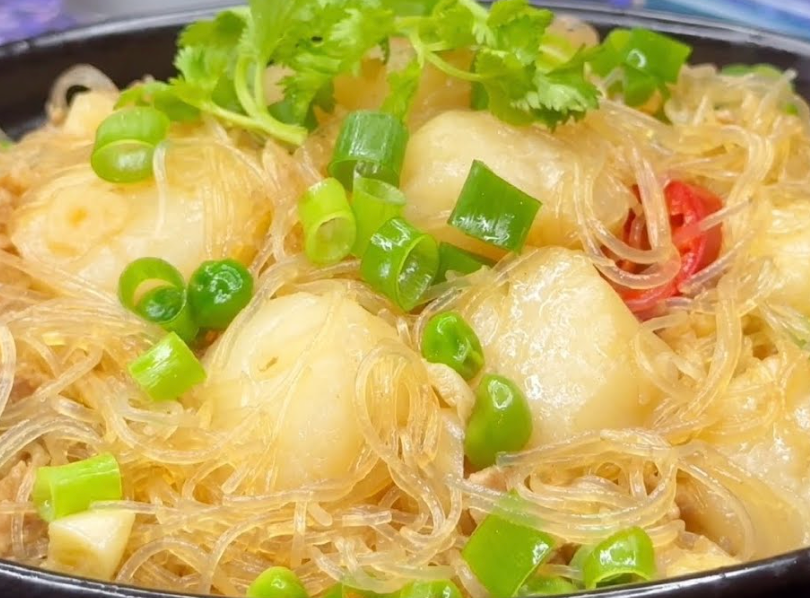 金沙粉絲蒜蓉帶子煲