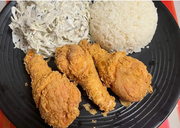 酥脆三雞腿飯
