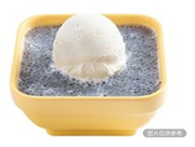 雪山黑珍珠配香草雪糕
