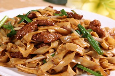 乾炒牛河，雞河