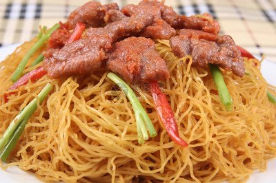 豉汁排骨炒麵（河粉）