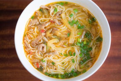 榨菜肉絲湯米