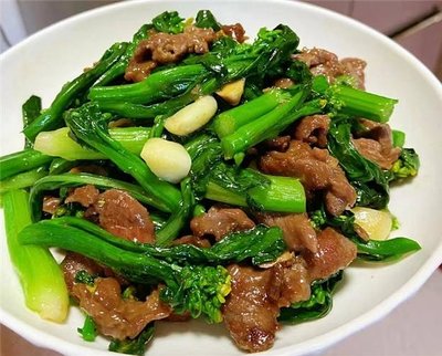 大地魚炒芥蘭