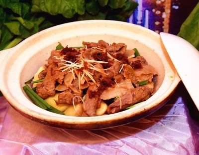 榨菜肉絲炆米