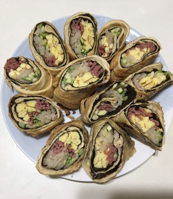 豆薯卷