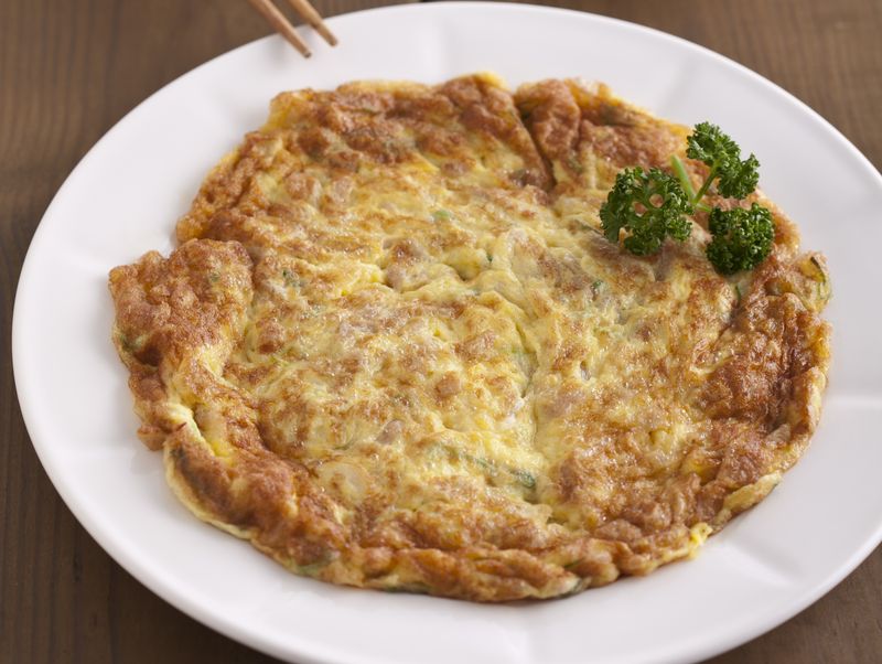 煎菜脯蛋