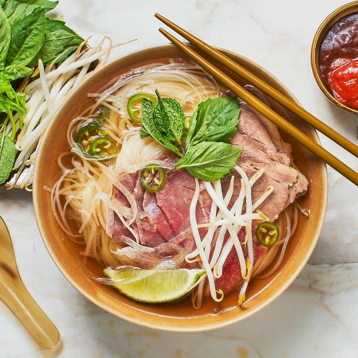 生牛肉叉燒米粉