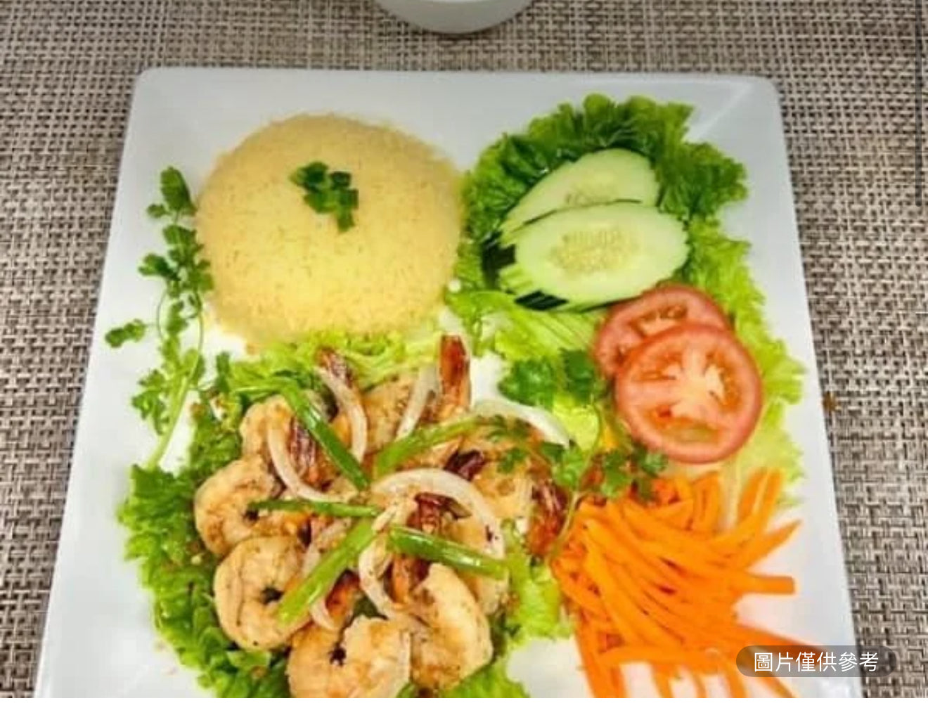 蒜香炒蝦仁飯