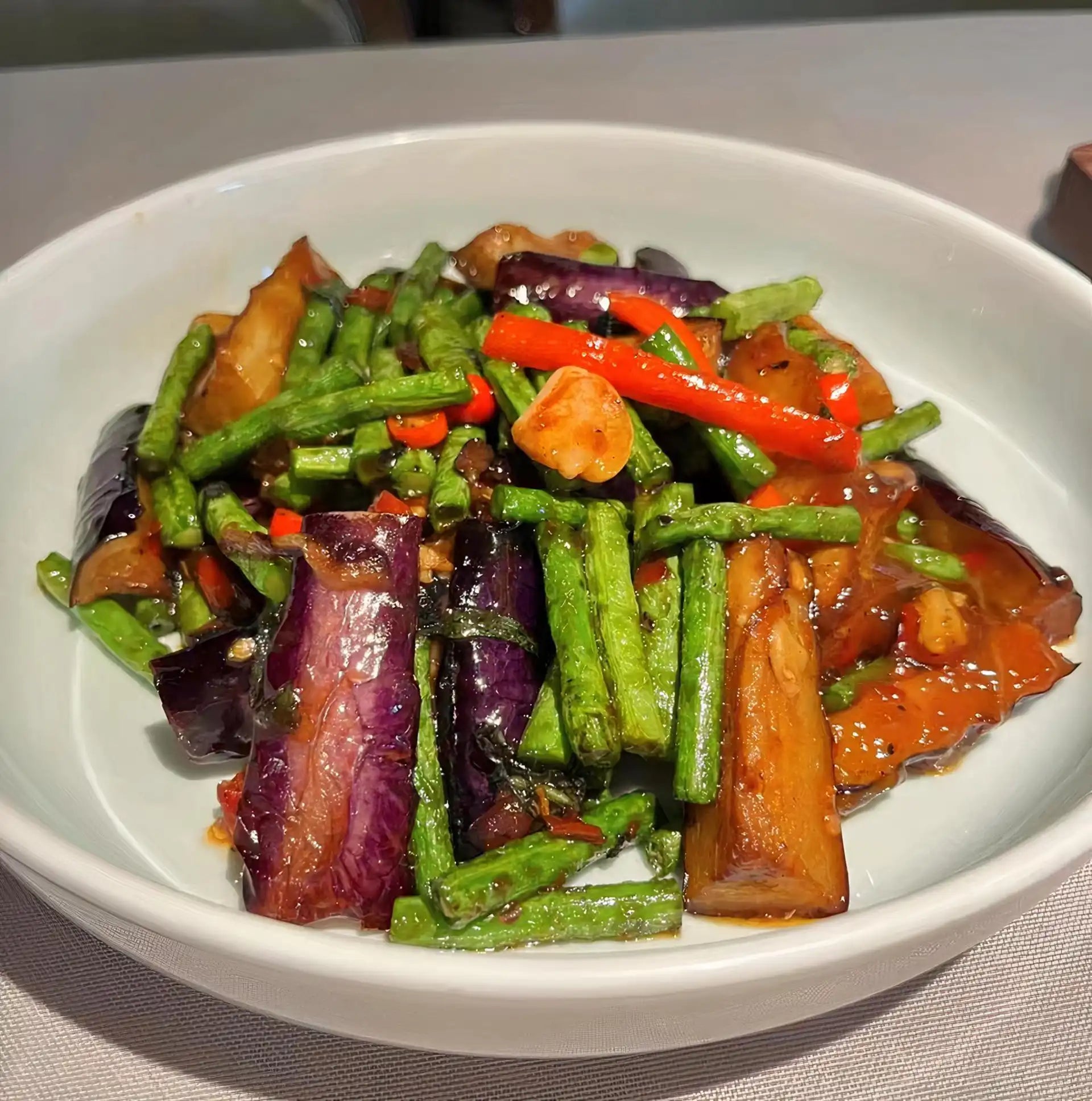 豆角烧茄子