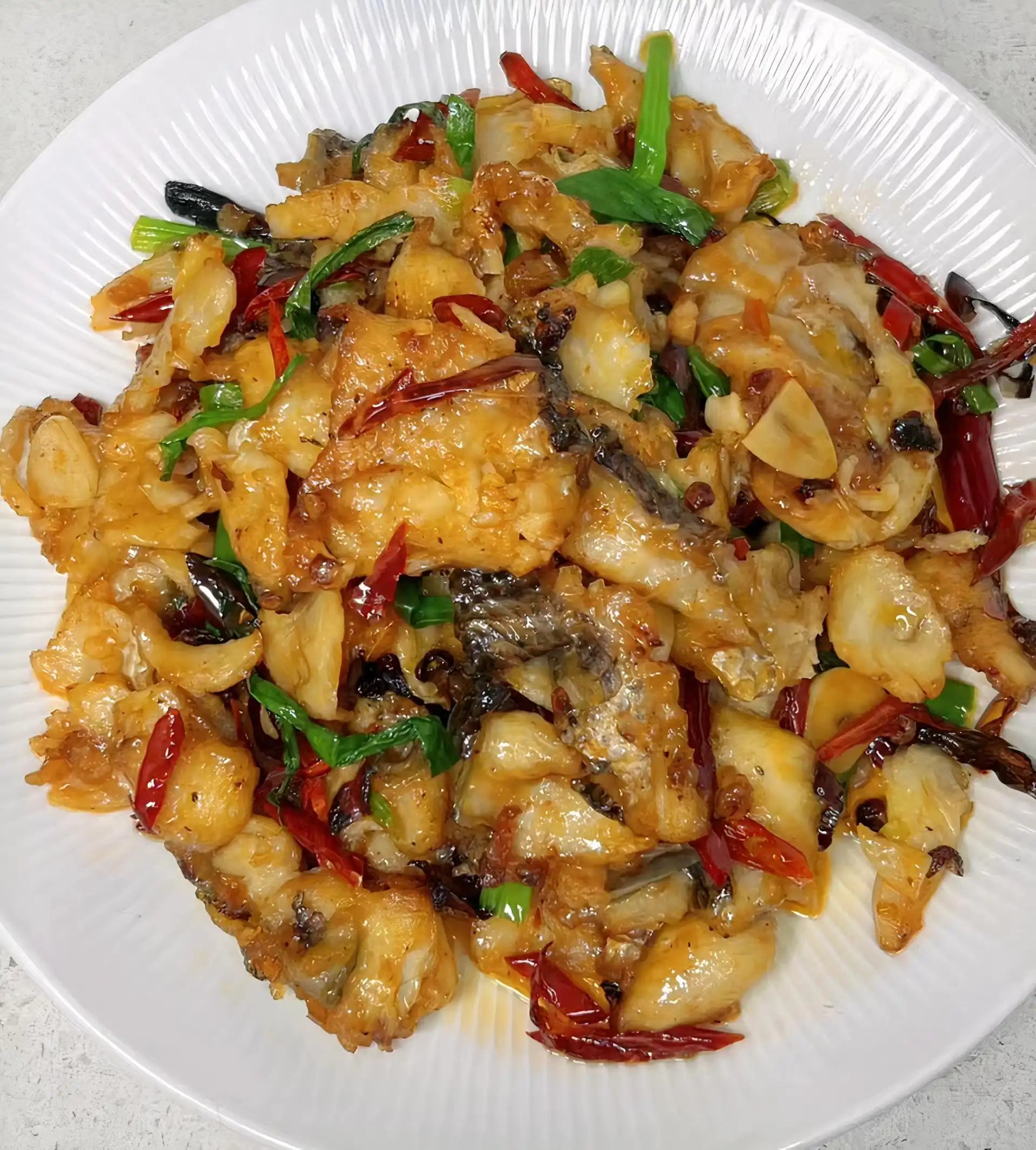 干烧鱼片