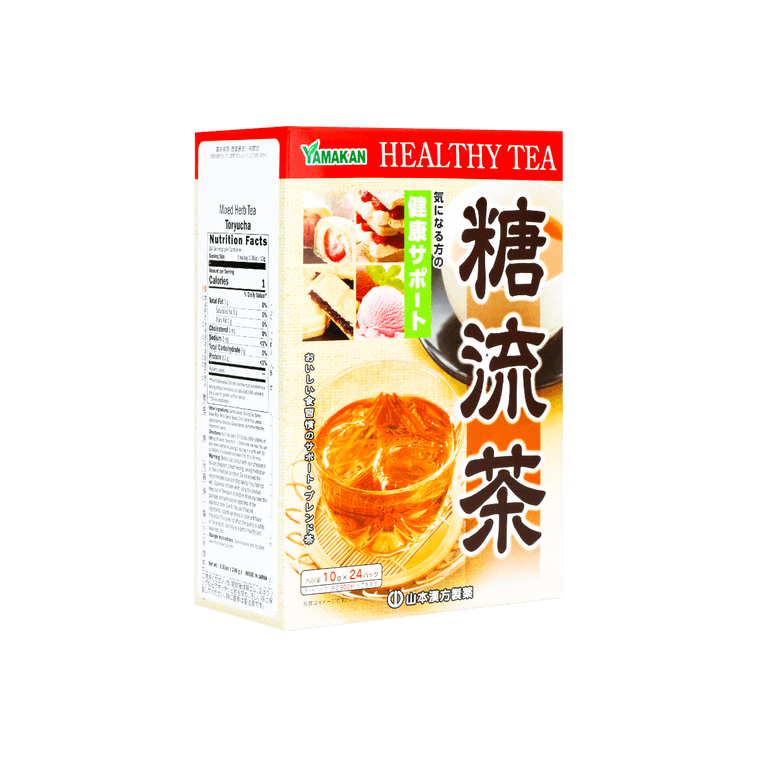 日本YAMAMOTO山本漢方製藥 糖流茶減肥茶 24包入 240g