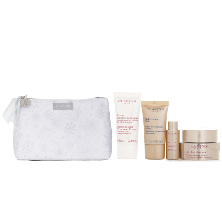 CLARINS嬌韻詩 Nutri-Lumiere 套裝 4 件+1 袋