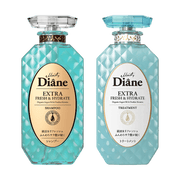 日本DIANE黛絲恩 緻美系列 清新水感護髮素 450ml+ 洗髮精 450ml