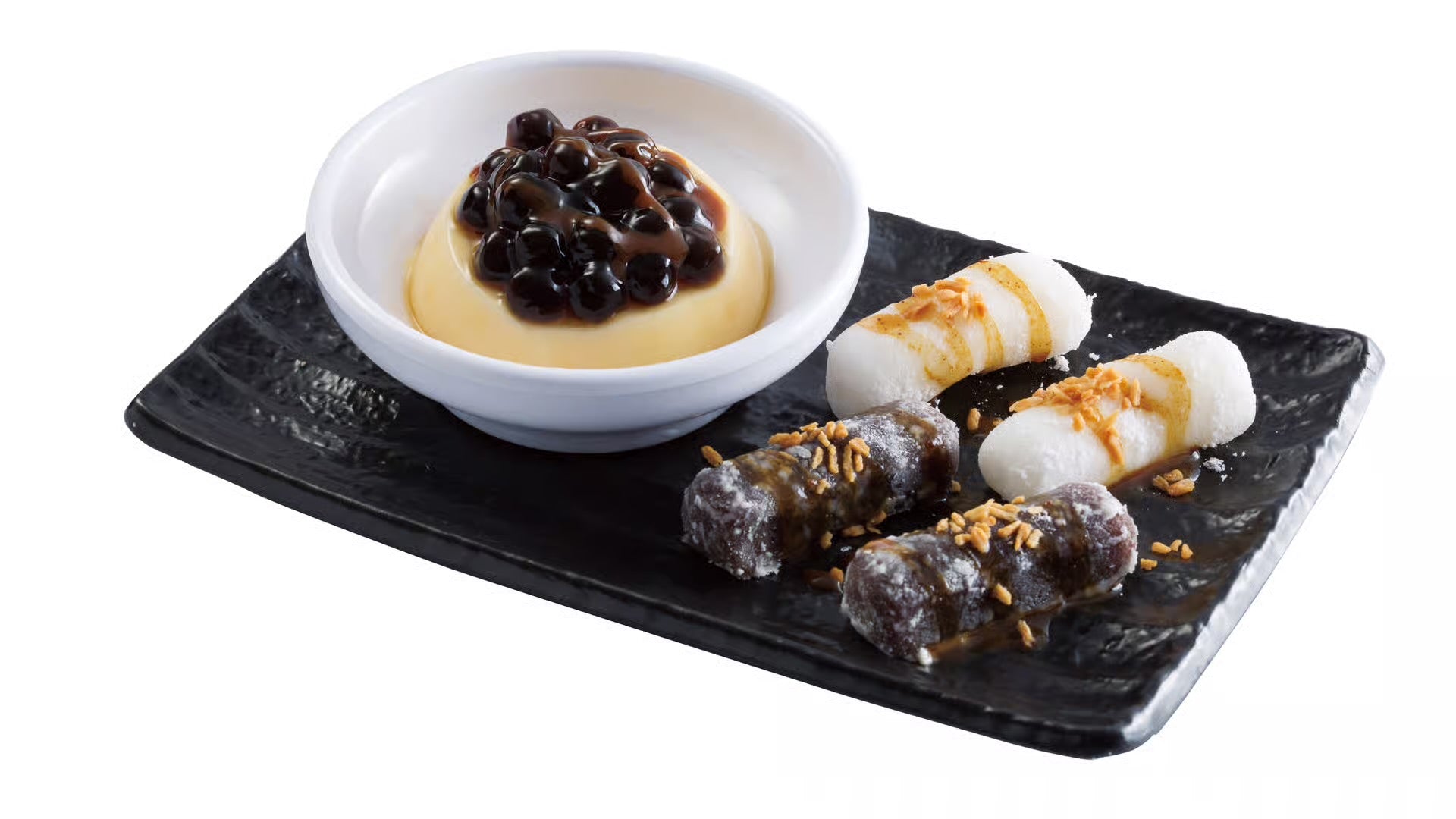 Q Mochi & Almond Pudding Combo Q / 麻糬杏仁布丁拼盤