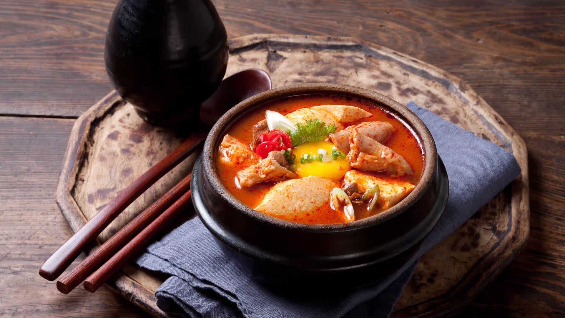 韓國牛肚soon豆腐