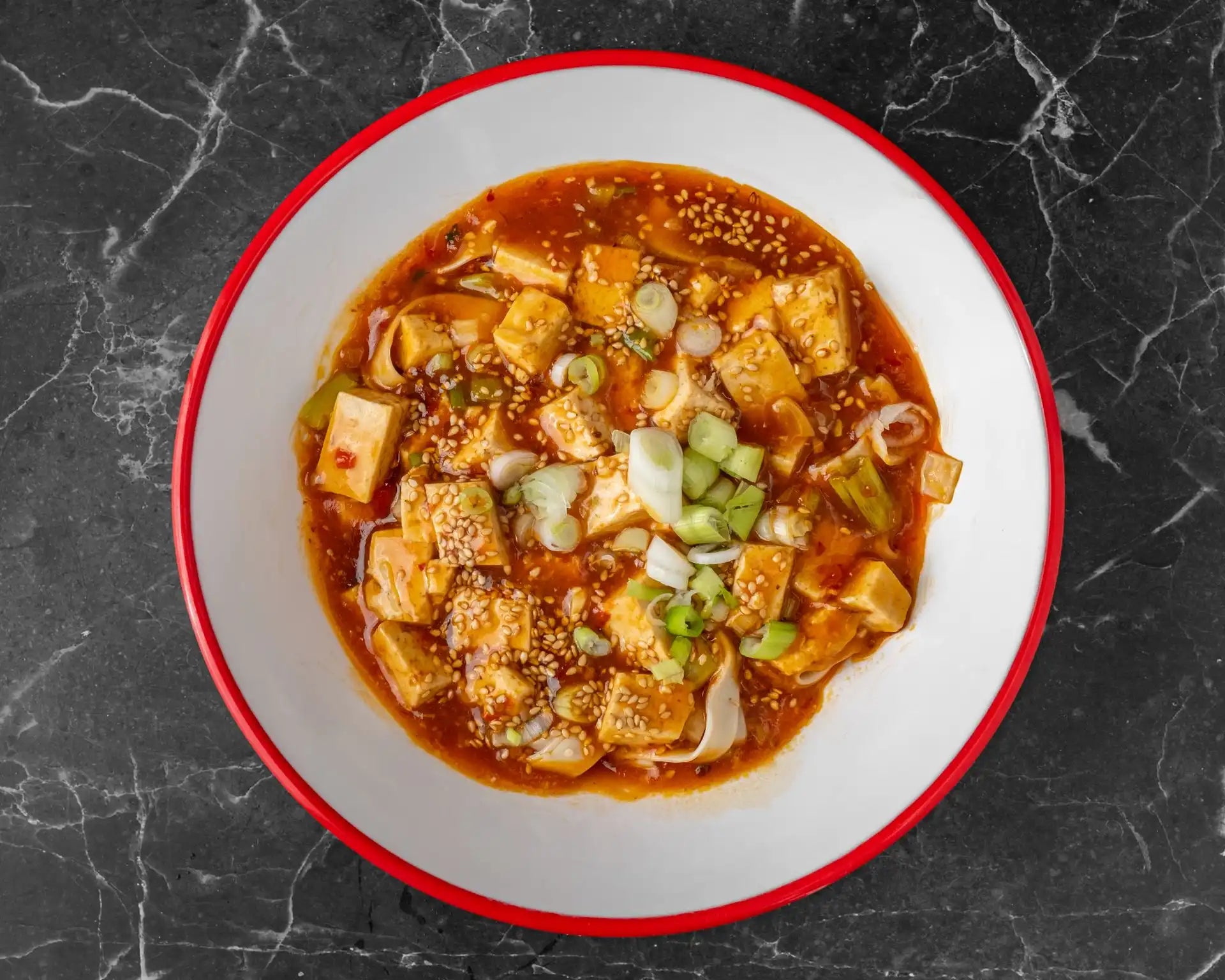 麻婆豆腐干拌面