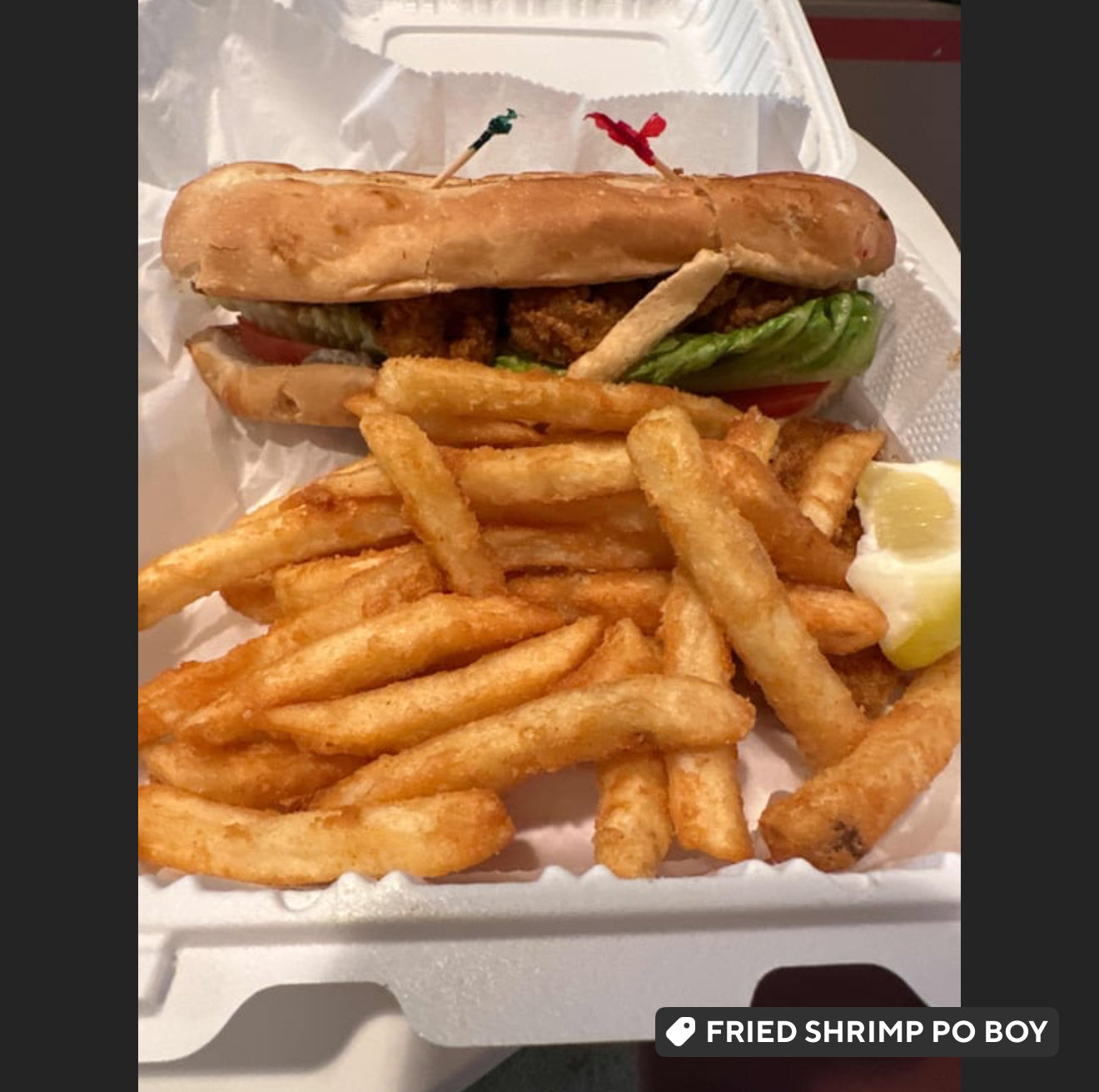 Fried Shrimp Po Boy