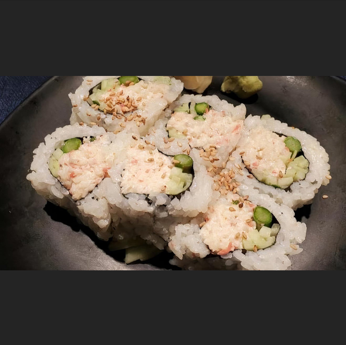 蟹肉蘆筍卷