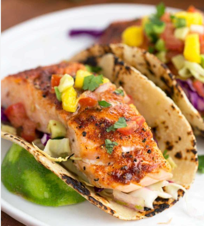 三文魚Taco