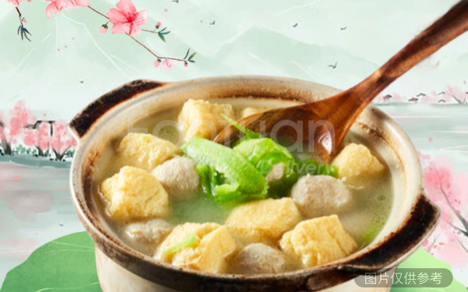 油豆腐粉絲湯