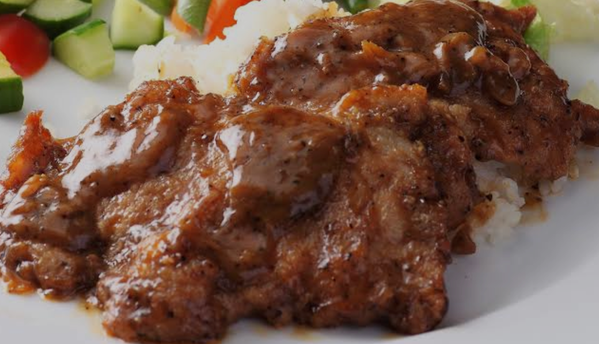 黑椒豬排飯
