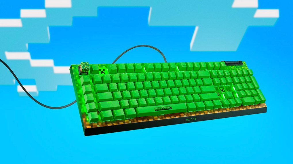雷蛇黑寡婦系列鍵盤-Minecraft特別版