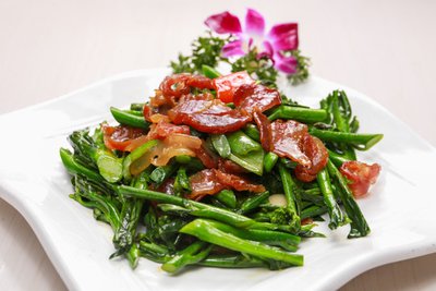 臘味炒芥蘭