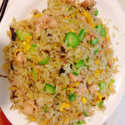 欖菜蝦球炒飯