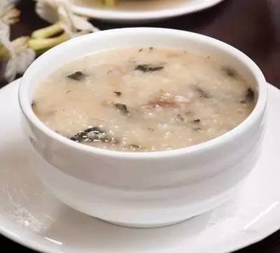 菜幹排骨粥