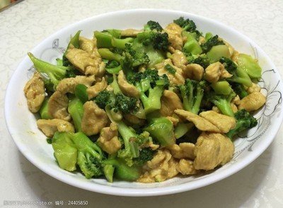西藍花雞片