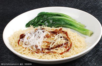 耗油時菜撈麵