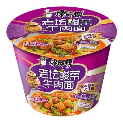 康師傅桶麵配1菜+滷蛋+可樂