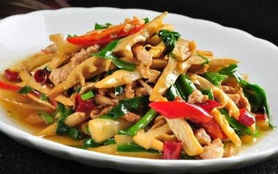 四季豆炒雞