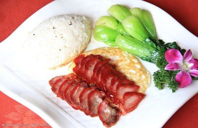 叉燒煎蛋飯