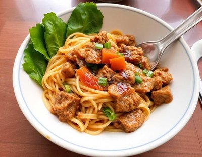沙嗲牛肉炒麵（河粉）